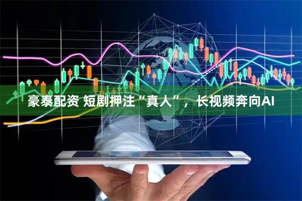 豪泰配资 短剧押注“真人”，长视频奔向AI